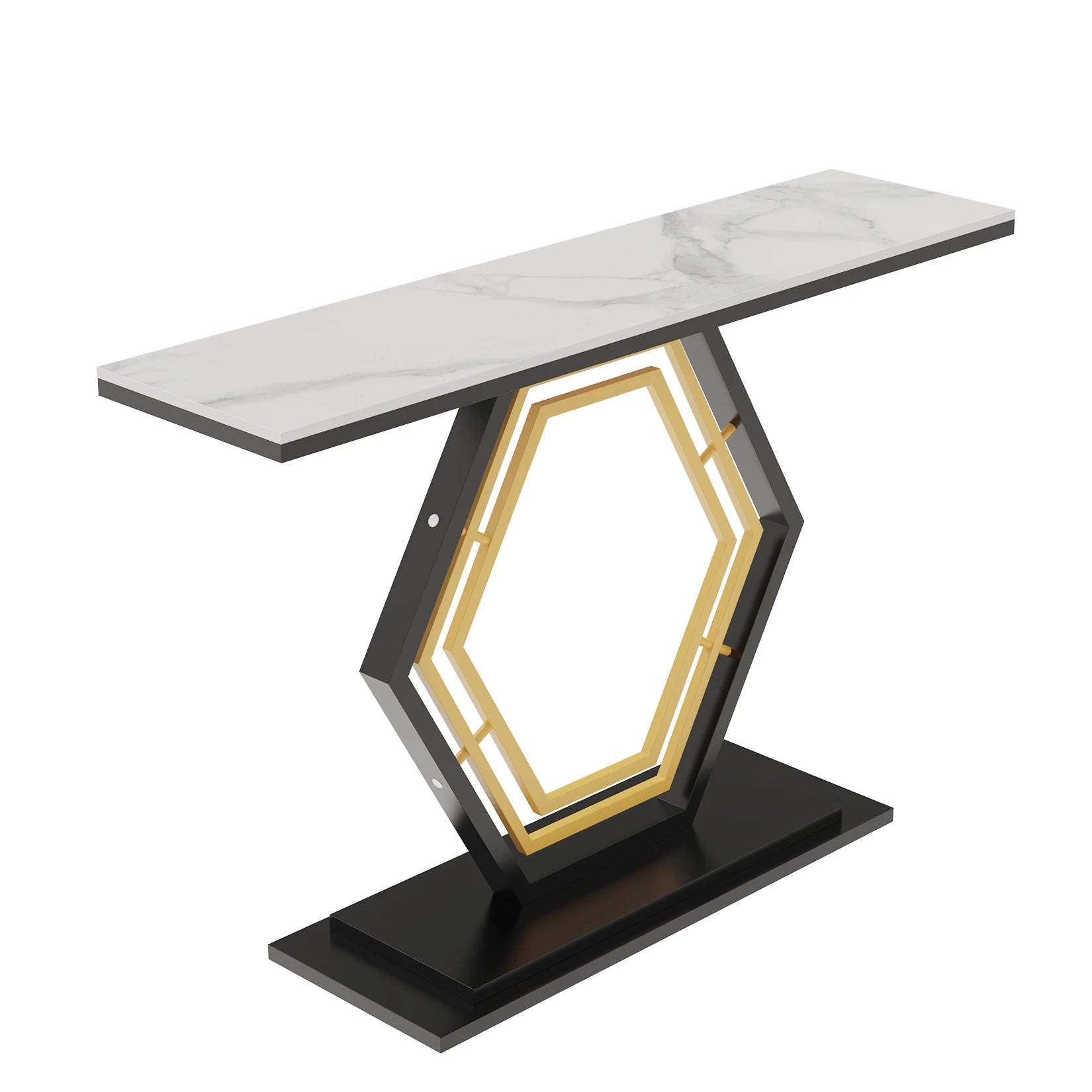 Console d'Entrée "Saint" – Pierre Frittée & Métal Raffiné