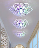 Chandelier moderne fleur de crystal lumière LED