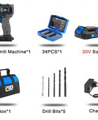 Perceuse sans balai 20V/21V 40NM/45NM avec batterie au lithium