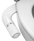 Bidet pour siège de toilette à double buse et pression réglable