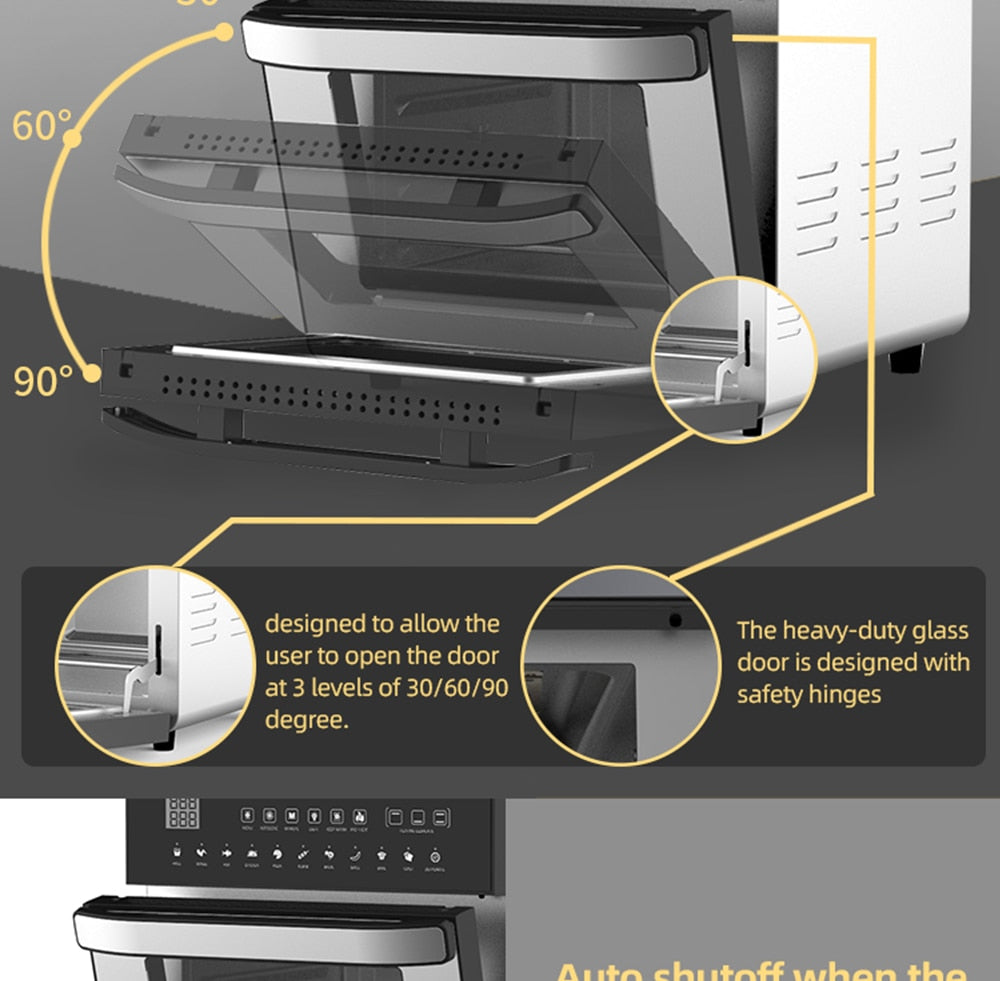 Four à air multifonctionnelle (friteuse, toaster, rotisserie, dehydrator)