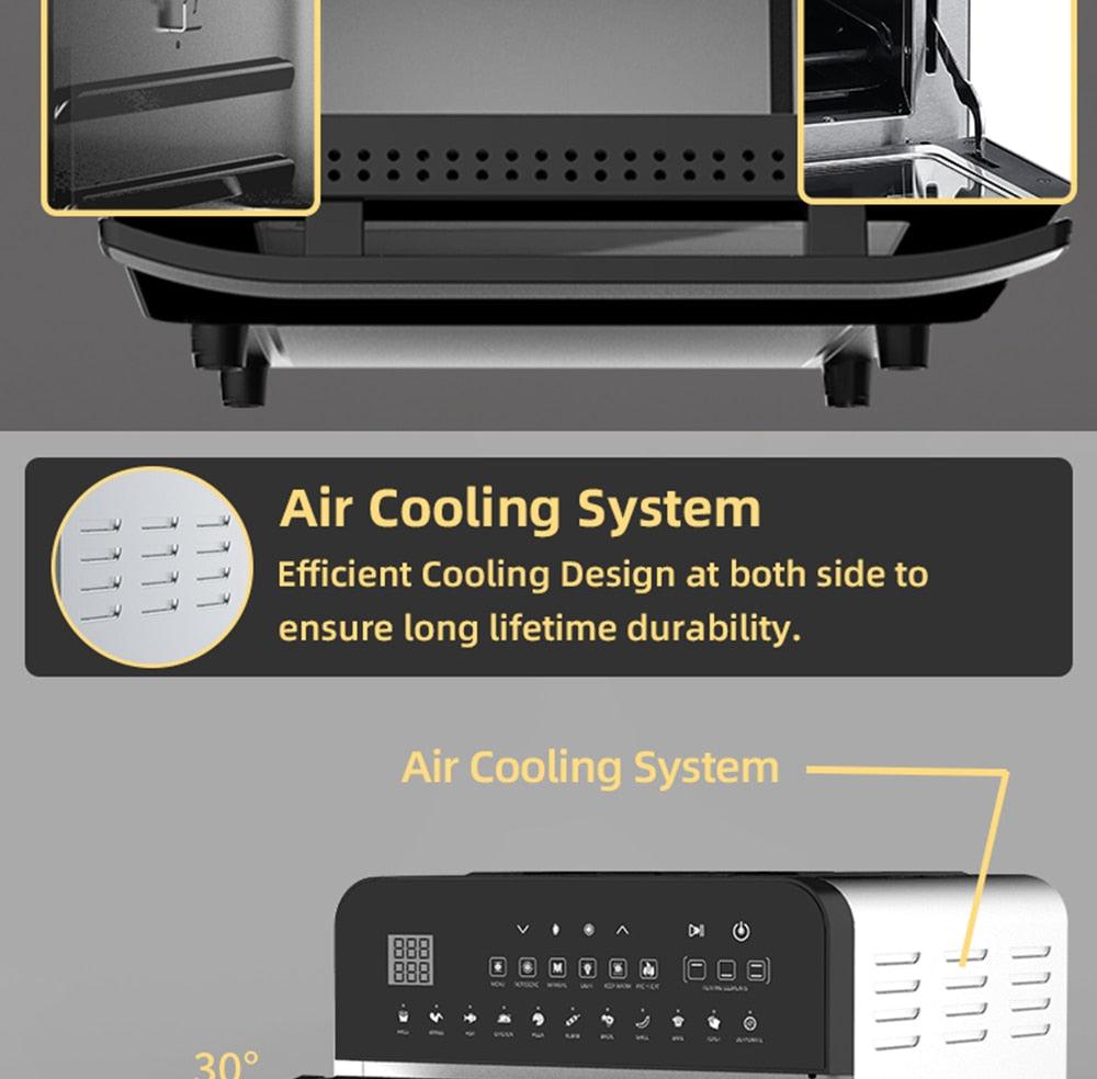 Four à air multifonctionnelle (friteuse, toaster, rotisserie, dehydrator)