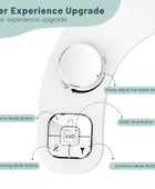 Bidet à boutons de contrôle et à double buses